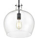 None 1 Light 13 inch Matte Black Pendant Ceiling Light